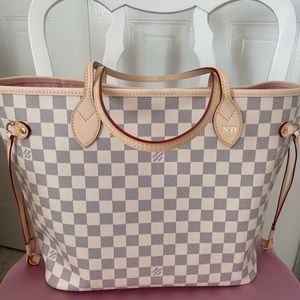 LV NEVERFULL DAMIER AZUR